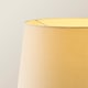 image 5 of ValueLights Sinatra Brushed Chrome Floor Lamp Beige Taper Shade and Bulb