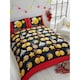 image 1 of Rapport Emoji Christmas Duvet Cover Set - Black/Red/Yellow - Double Black | Double