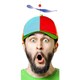 image 2 of Bristol Novelty Unisex Helicopter Clown Hat - Multicoloured - One Size One Size