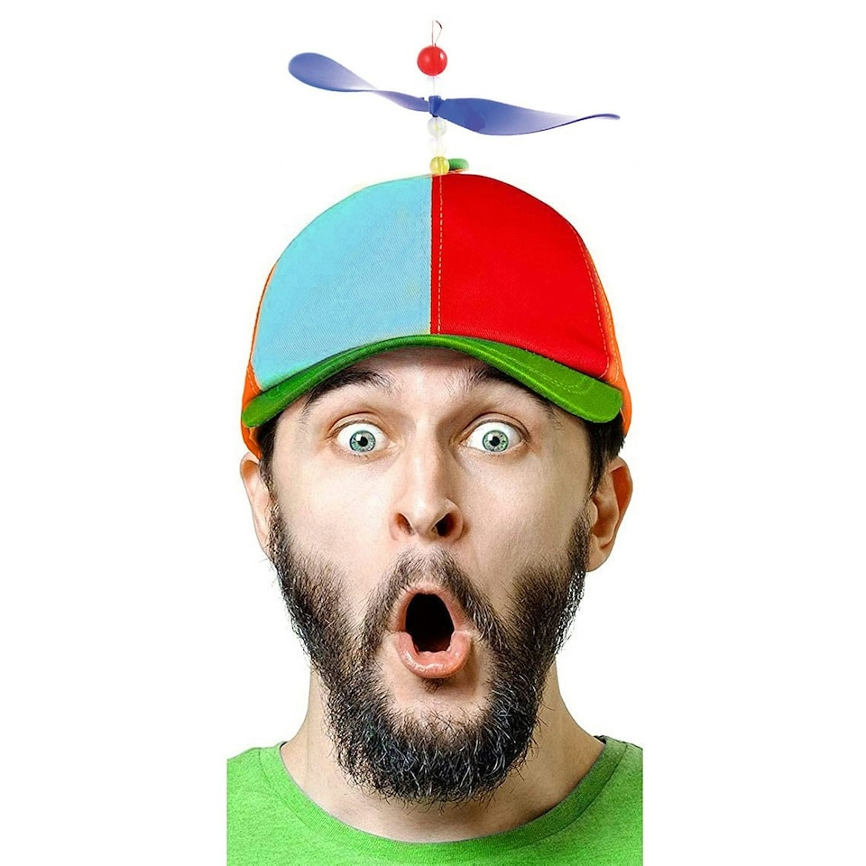 image 1 of Bristol Novelty Unisex Helicopter Clown Hat - Multicoloured - One Size One Size