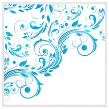 Swirls (Picture Frame) White | M