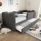 image 1 of 3ft Single Daybed Frame with Slatted Base, Multi-Functional Bed for Adults & Children