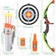 image 2 of LED Light-Up Archery Set for Kids – Indoor & Outdoor Bow and Arrow Toy with Suction Arrows Archery Training Toy for Boys & Girls