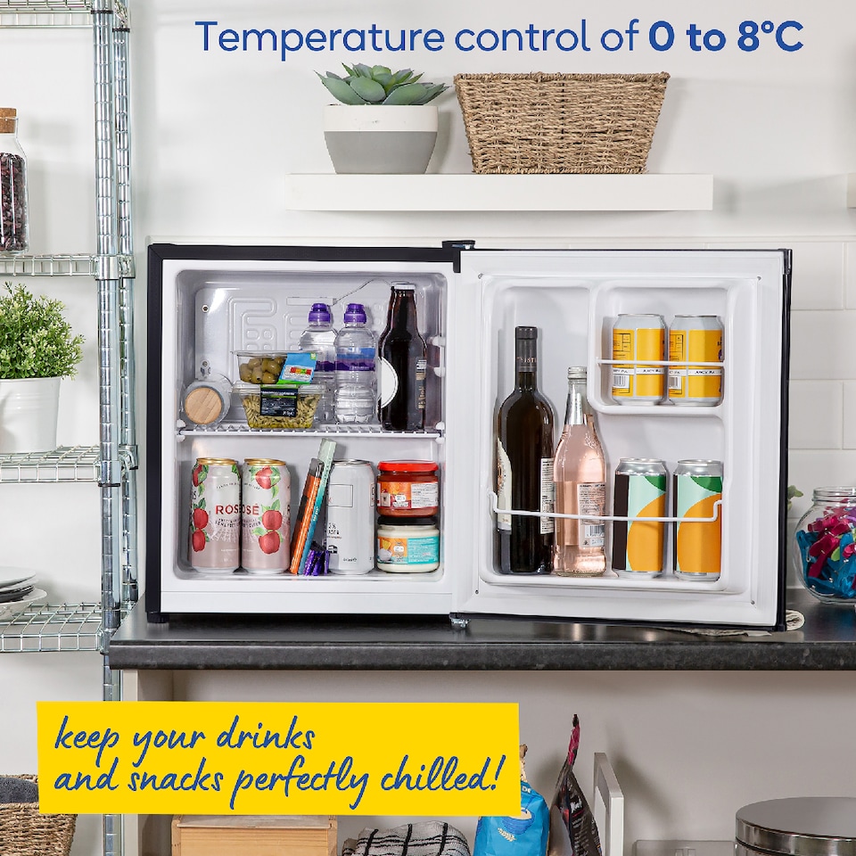 image 1 of Russell Hobbs RHTTLF2E1B 40L Larder Mini Fridge Black