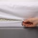 image 3 of Homescapes Luxury Zipped Mattress Encasement, 30 cm | White | Double | 1