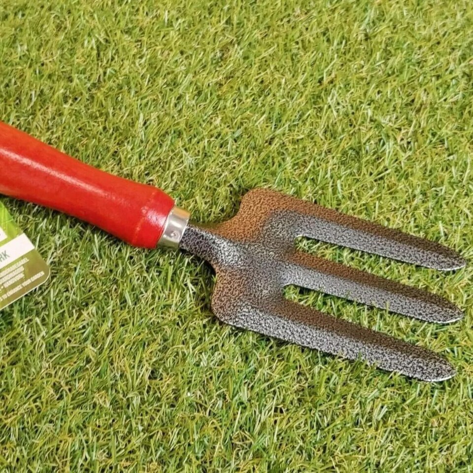 image 1 of Marco Paul Heavy Duty Hand Fork with Wooden Handle
