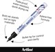 image 2 of Artline Laundry Marker for Clothes & Fabric Marking | Red | 1