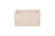 image 2 of Large Wicker White Wash Storage Open Basket | White | White