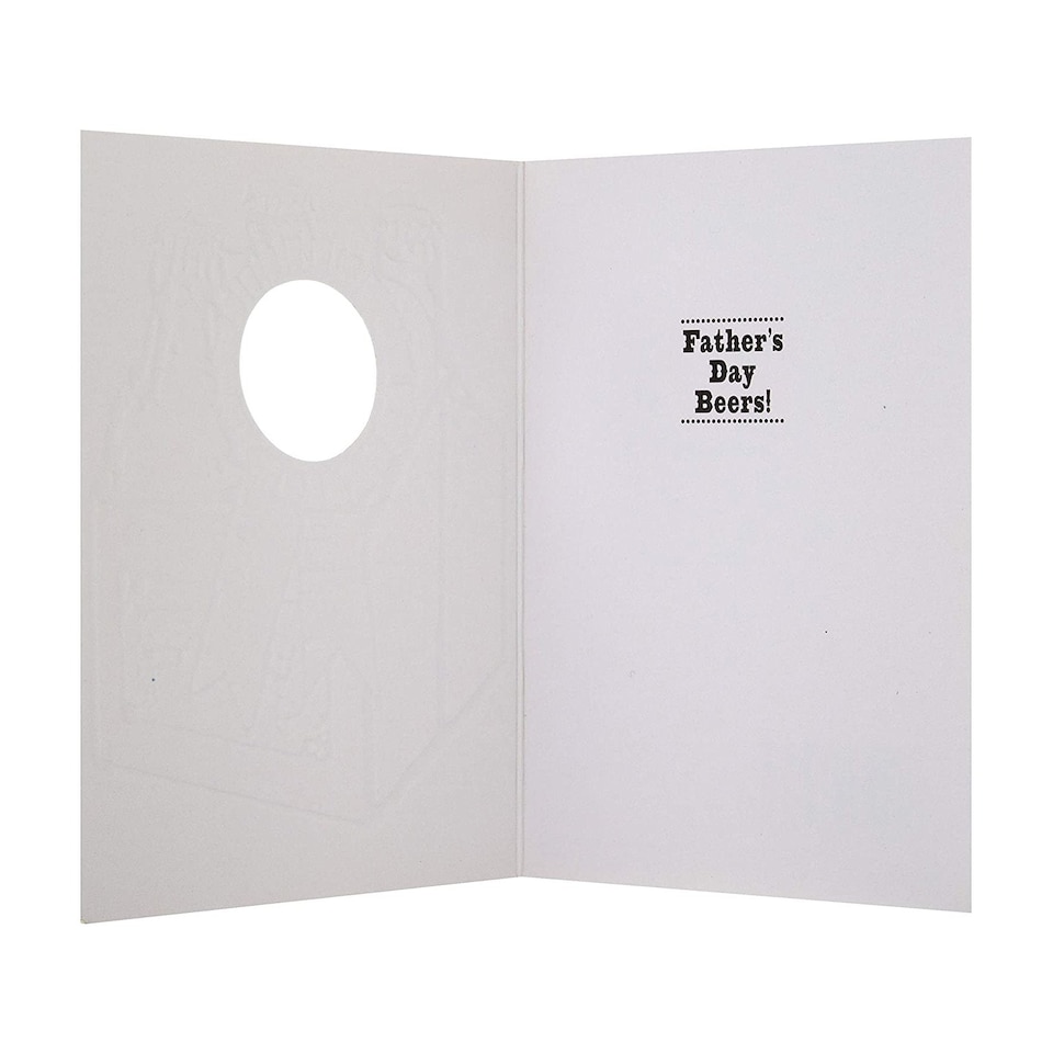 image 1 of Hallmark Mini Father's Day Card - Beer Crate Design