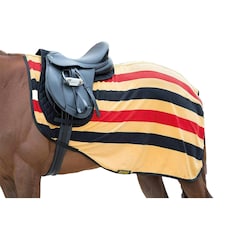 Tempest Original Fleece Horse Exercise Sheet - Yellow/Black/Red - 4´