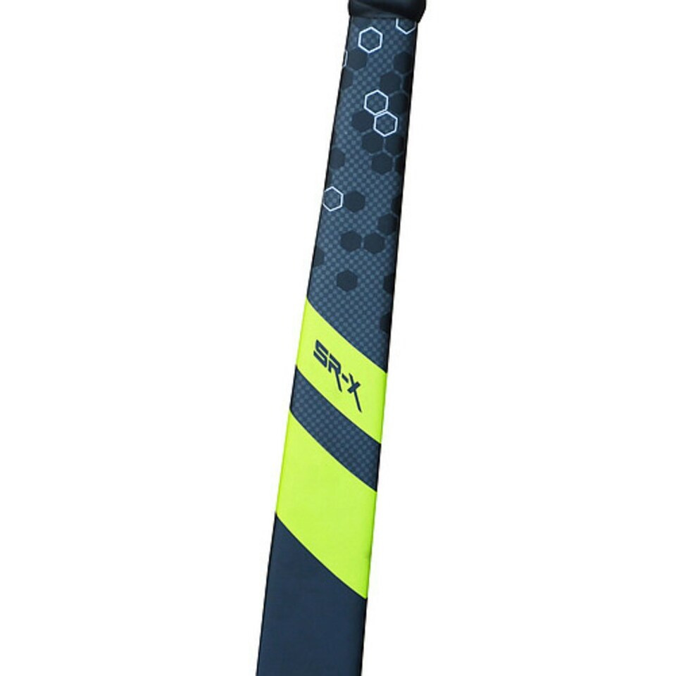 image 1 of Uwin Carbon SR-X Hockey Stick - Anthracite Grey/Lime - 28in
