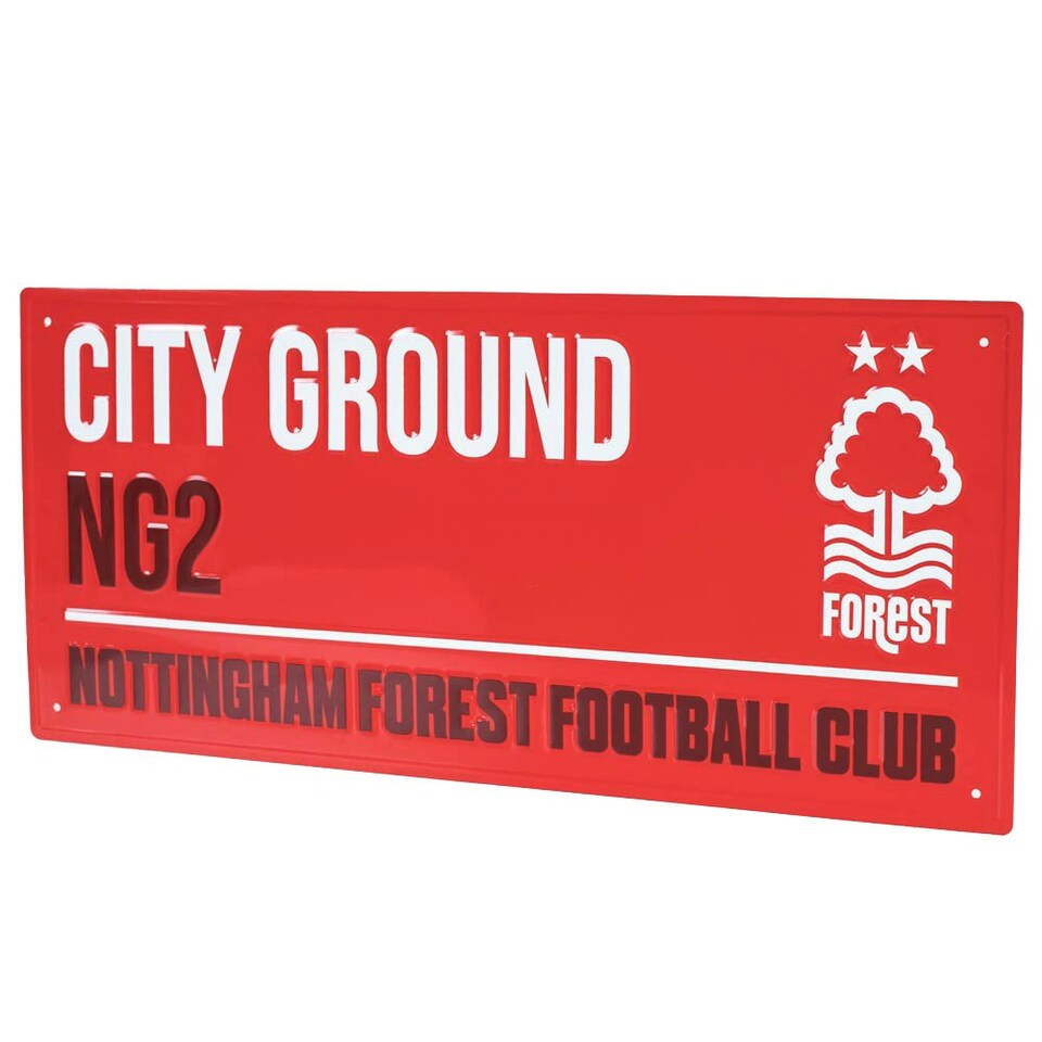 image 1 of Nottingham Forest FC City Ground Street Sign - Red - One Size