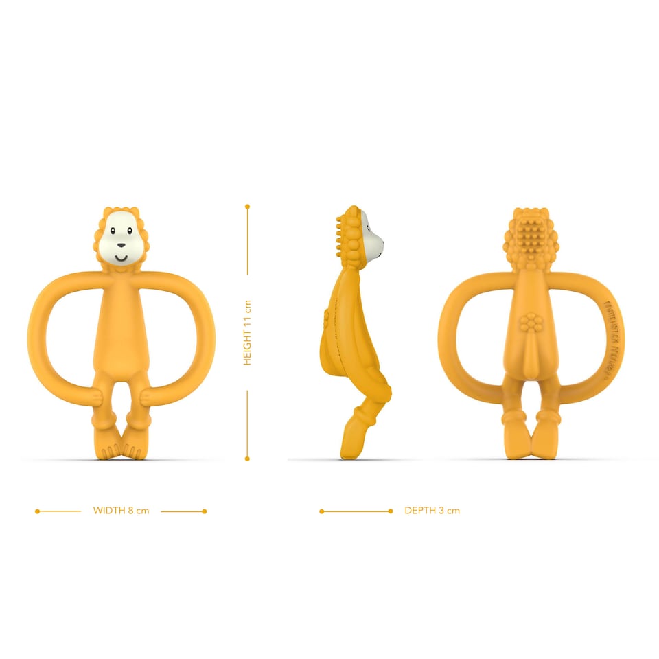 image 1 of Matchstick Monkey Teething Plush Gift Set Lion