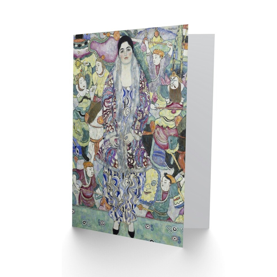 image 1 of Gustav Klimt Art Card Portrait of Friederike Maria Beer