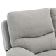 image 4 of Fosse 3 Seater Manual Recliner Fabric Sofa Grey | Light Grey
