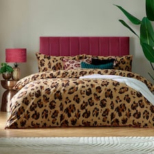 furn. True Leopard Printed Super King Duvet Cover Set | Multi | Super King
