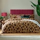 image 1 of furn. True Leopard Printed Super King Duvet Cover Set | Multi | Super King
