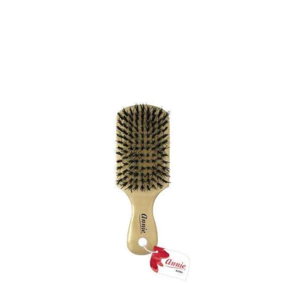 image 1 of Annie Reinforced Boar & Nylon Bristle Gold Hard Club Brush 2064