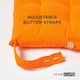 image 5 of Homescapes 4 x Seat Pads Luxury Cotton Indoor Outdoor Garden Dining Cushion | Orange | 40 x 40 cm | 4