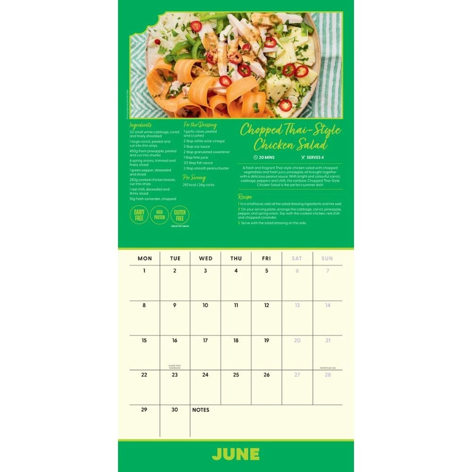 image 1 of PINCH OF NOM 2026 SQUARE CALENDAR
