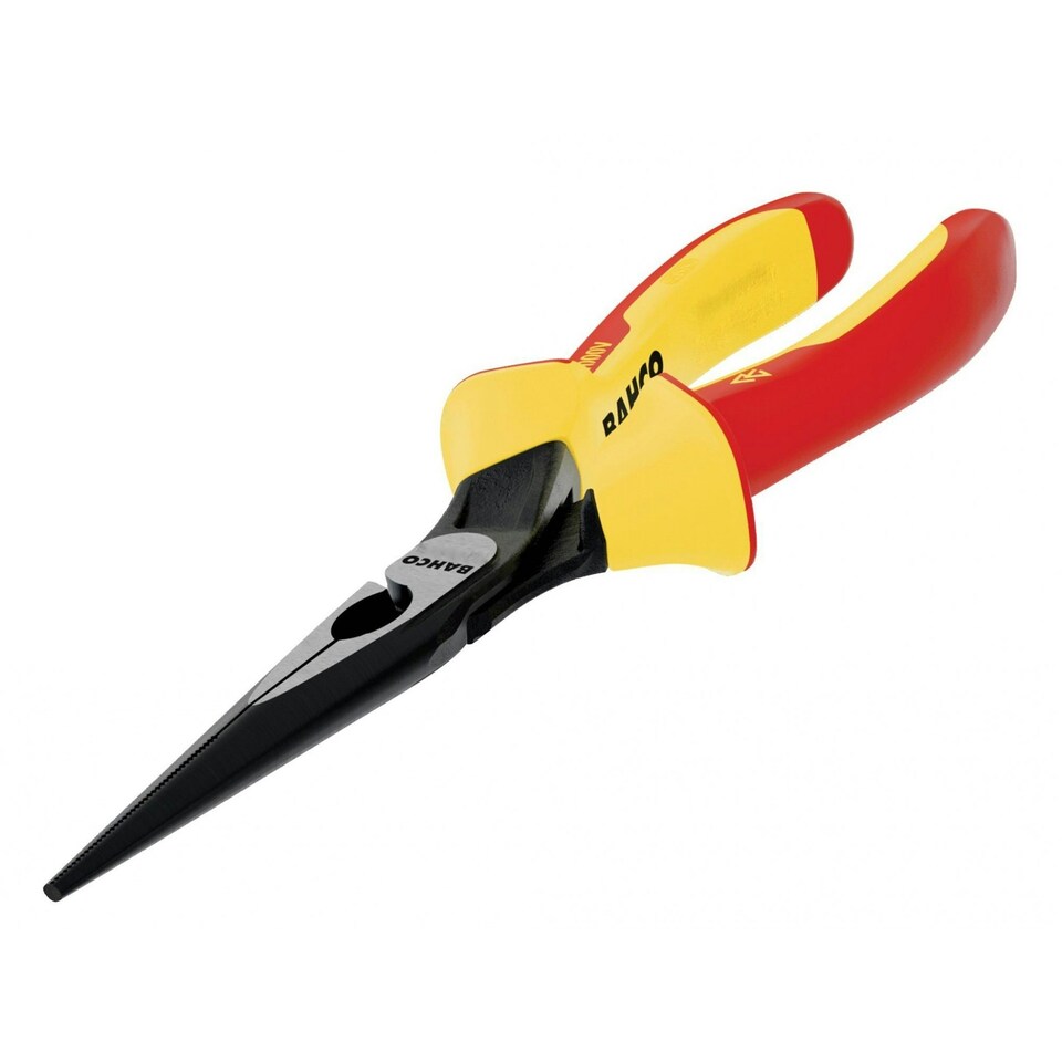 Bahco Ergo Insulated Long Nose Pliers - Multi Colour - 160mm (6.1/4in)