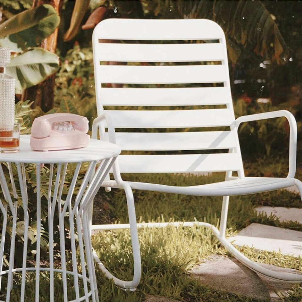 image 1 of Roberta Rocking Chair in White | White | White | One Size