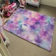 image 4 of Starry Galaxy Print in Unicorn Colours (Rug) Pink | XL: 160x230cm