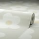 image 4 of Ditsy Daisy Wallpaper in Stone Multi