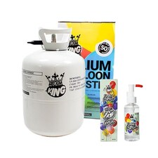 Helium Canister with Float Magic Spray Bottle - Fills Up to 50 x 9 in Balloons