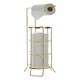 image 3 of Linnea Gold Toilet Roll Holder