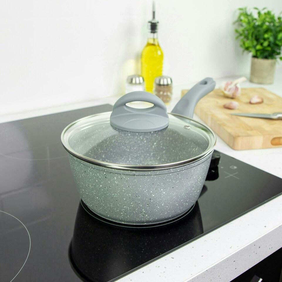 image 1 of Blackmoor 66139 Classic 20cm Saucepan with Tempered Glass Lid