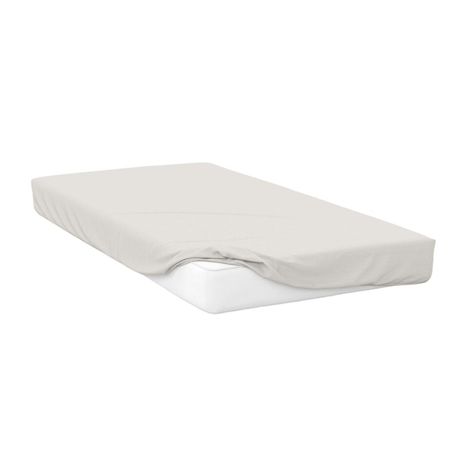 image 1 of Belledorm 400 Thread Count Egyptian Cotton Fitted Sheet - Ivory - Double