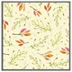 image 4 of Green branches on light background (Picture Frame) White | M