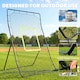 image 3 of HOMCOM Rebounder Net Kids Adults Baseball Softball Training Aid Goal Play