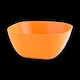 image 2 of Large Durable Plastic Salad Serving Bowl Microwave Dishwasher Food Safe | Orange | Orange | 1