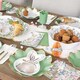 image 3 of Easter Egg Shaped 3D Honeycomb Customisable Place Card Decorations - Pack of 4