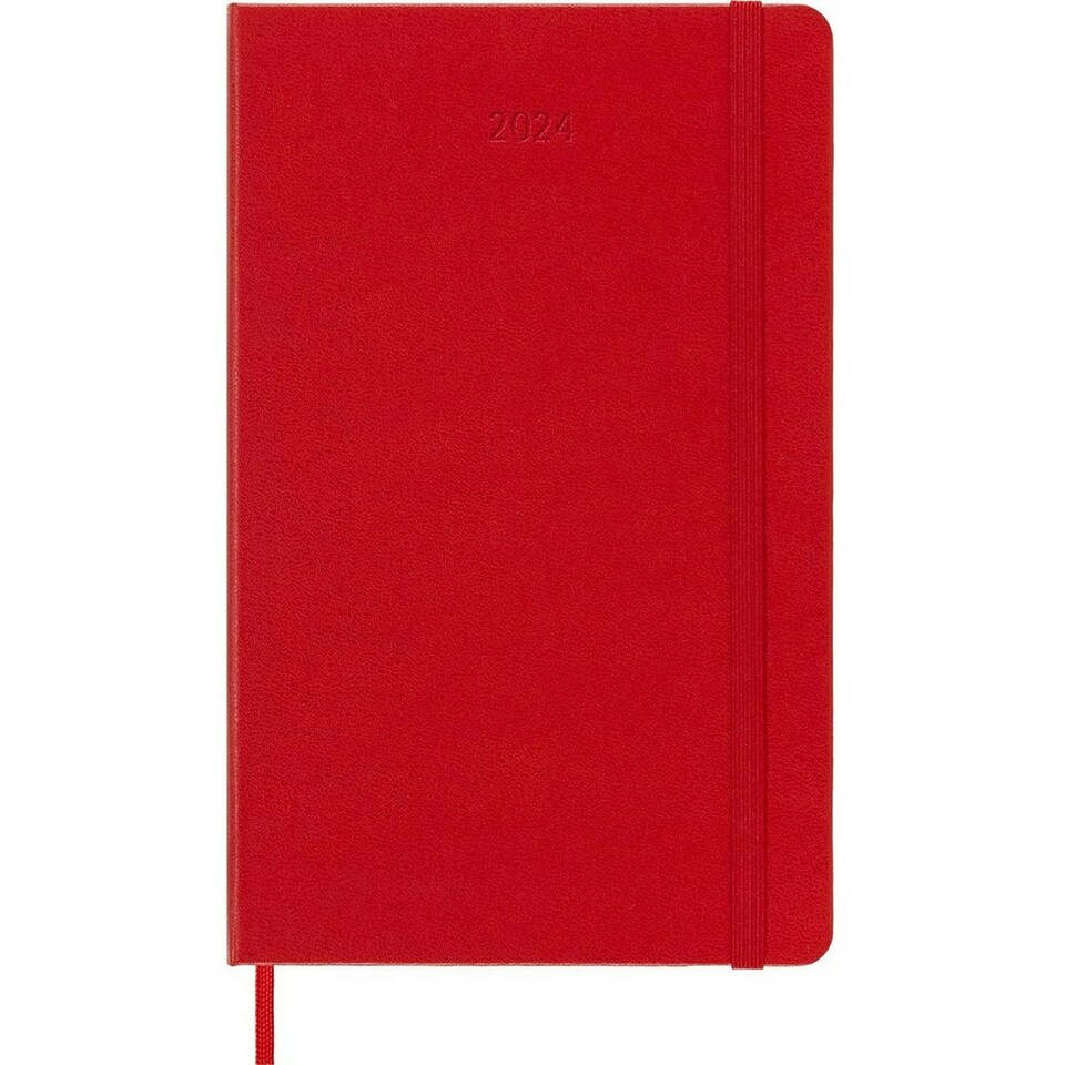 image 1 of Moleskine 12M weekly L Planner - Scarlet Red - One Size