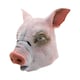 image 1 of Bristol Novelty Unisex Pig Rubber Head Mask - Pink - One Size One Size