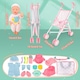 image 2 of My First Baby Doll Play Set with Stroller Baby Doll Pushchair with Accessories