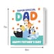 image 2 of Bluey Dad Father's Day Card