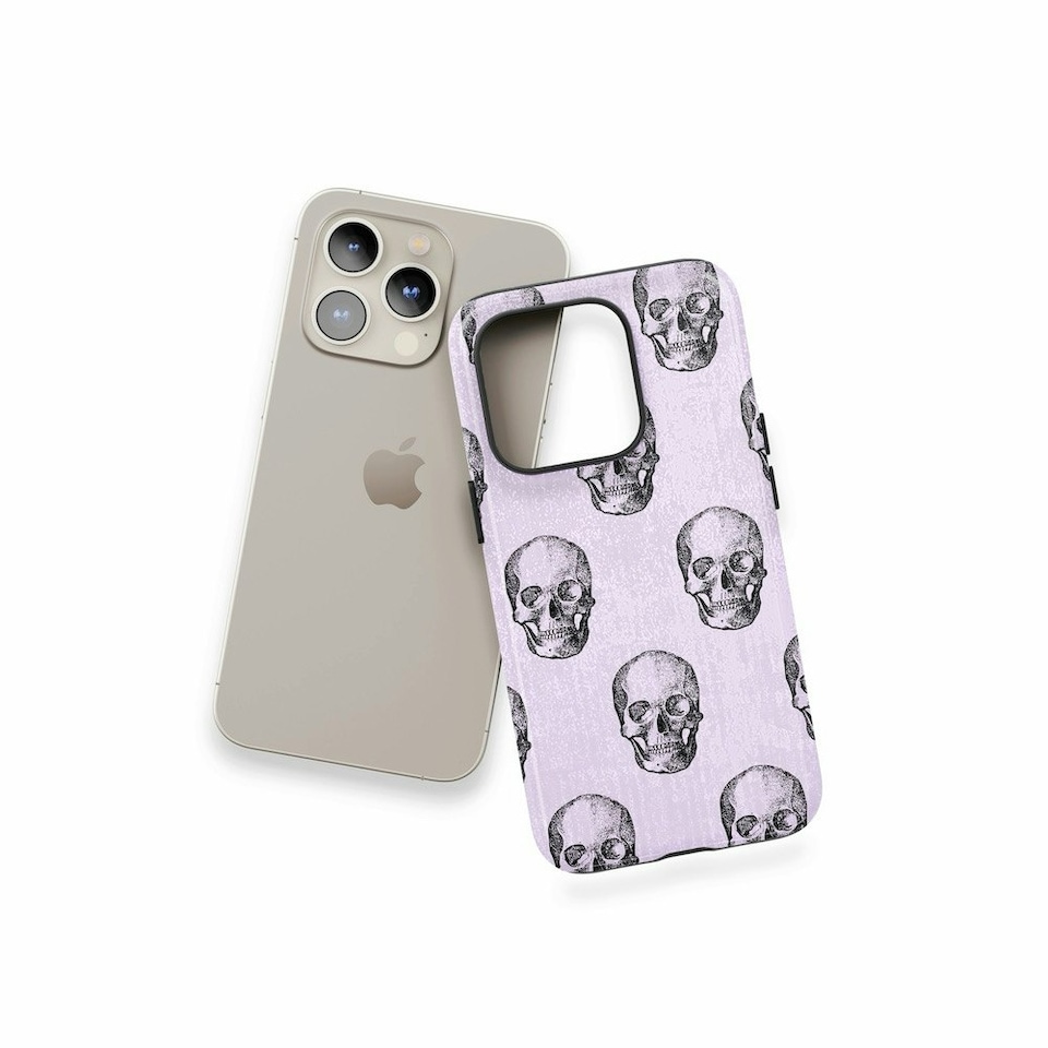 image 1 of Watercolour Skull Phone Case | Purple | Galaxy S23
Tough | Galaxy S23
Tough
