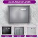 image 6 of FURNISHED Outdoor Wall Mounted Post Box Galvanized Steel | Grey | Grey