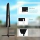 image 4 of Outsunny Garden Parasol Cover for 2-4m Outdoor Umbrella Protector w/ Rod, Zipper