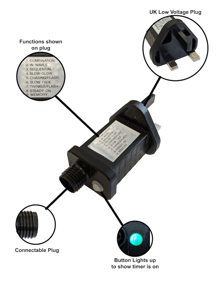 image 1 of 5m/16ft Blue & Bright White Connectable Icicle Lights 168 MAINS LEDs 8 Settings Memory & Timer Outdoor Weatherproof Christmas