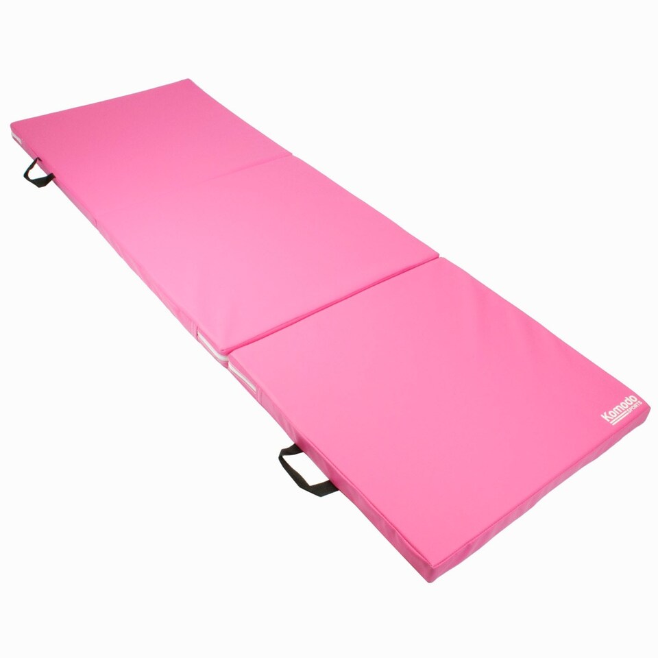 image 1 of Komodo Tri Folding Yoga Mat - Pink
