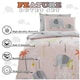 image 4 of VELVETIO Elephant Friends Duvet Cover Set Luxury Kids Reversible Beddings Pink | Double