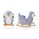 image 7 of HOMCOM Animal Baby Rocking Horse Penguin Plush Musical Button w/32 Songs Wood