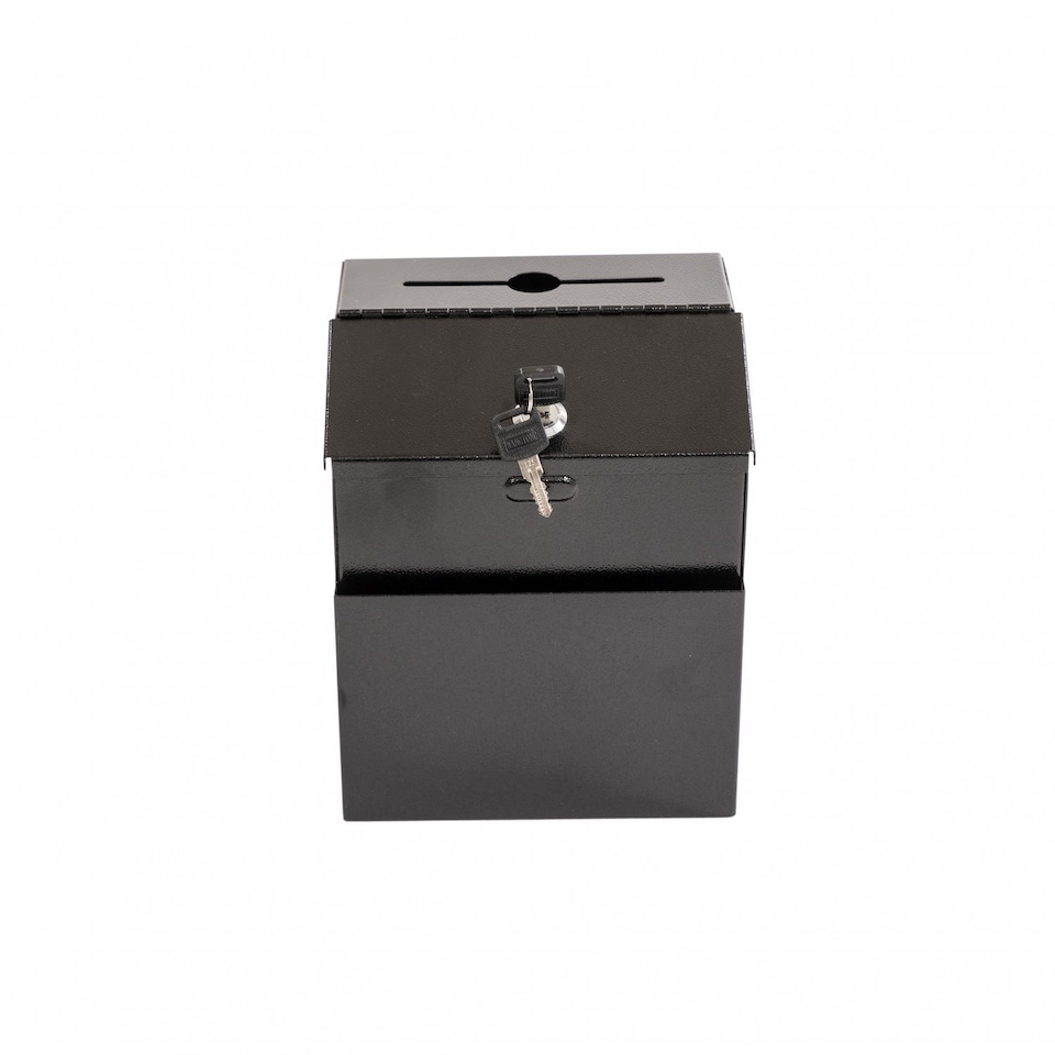 image 1 of Wall Mounted Lockable Steel Suggestion Comment Ballot Mail Box