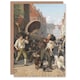 image 1 of Wilhelm Marstrand Street Scene in the Dog Days Art Greeting Card