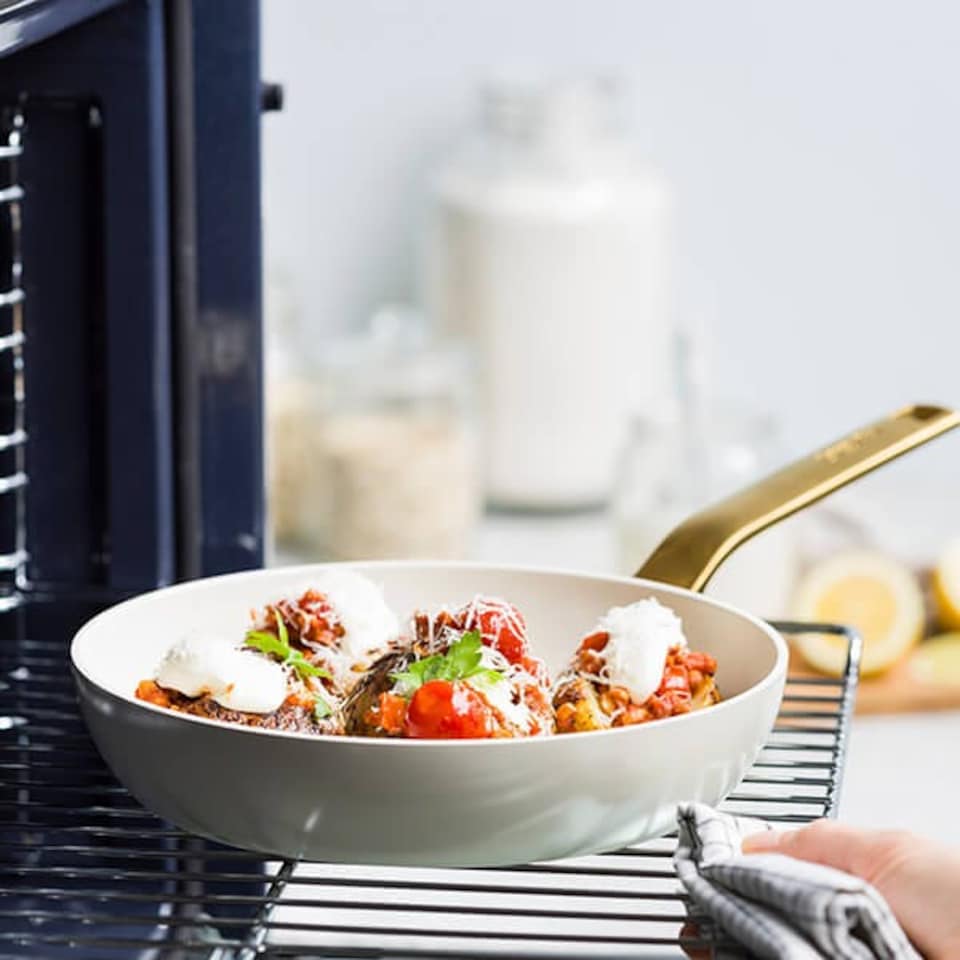 image 1 of GreenPan Evolution 28cm Frypan Cream